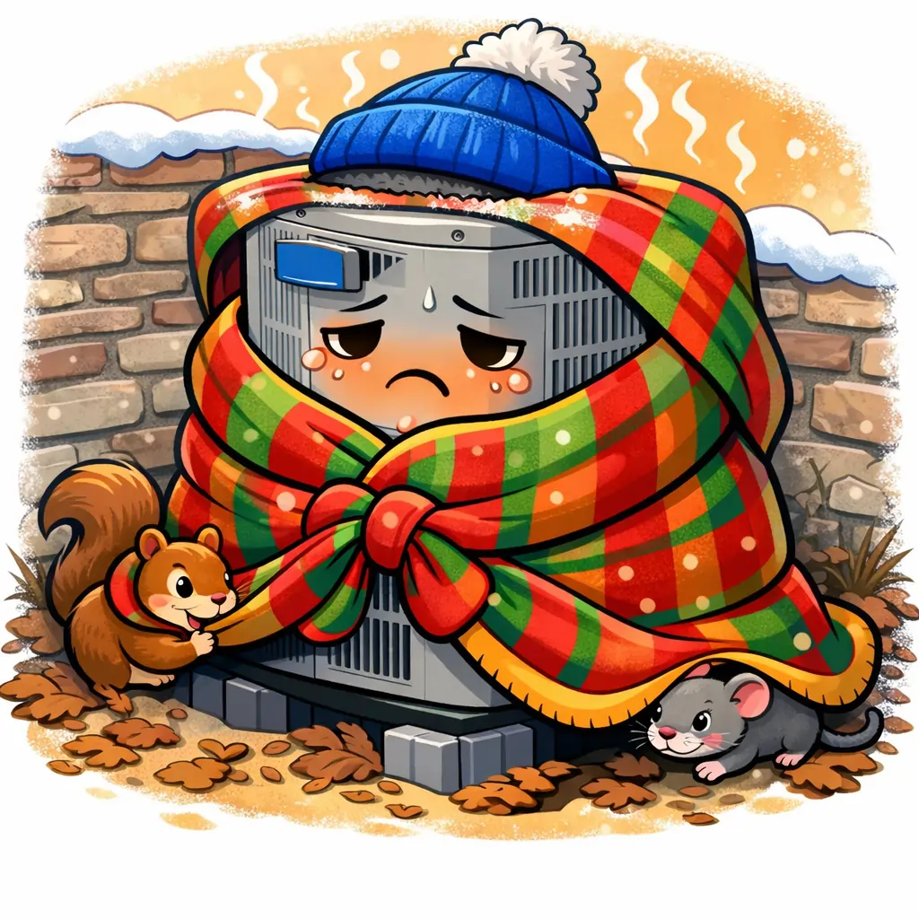 Do not cover your heat pump