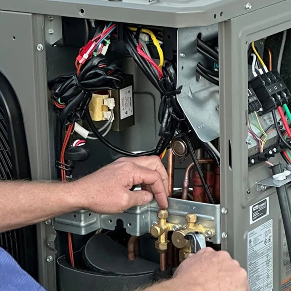 HVAC filter change helping improve airflow and reduce system strain
